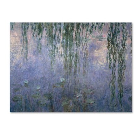 Trademark Fine Art Claude Monet 'Water Lilies III 1840-1926' Canvas Art, 14x19 BL01465-C1419GG